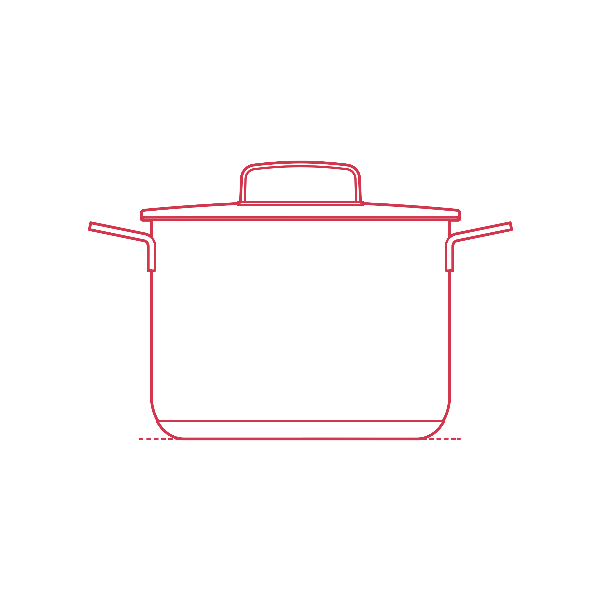Objects Cooking Pots Ikea 365 Pot 5.3 Qt Stencil Svg Design File Free Vectors